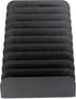 Huron Pad Rack Slant 10 Slot, Black Commercial Grade Steel