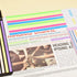 BAYTORY 960Pcs Transparent Highlighter Tape, Reusable Clear Sticky Tabs for Annotating Books, Office School Supplies