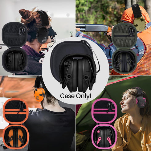 066 030 Lebakort Storage Case Compatible with Walkers Razor Slim/PROHEAR Electronic Shooting Earmuff Hearing Protection