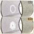 Bruislard 10 Pack E27 3/7" Lamp Shade Adapter Ring, to Lampshade Reducer Rings, Lampshade Making Supplies Adapters