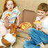 Pizza Boxes - 15 Pack Kraft Corrugated Pizza Takeout Boxes, Food Delivery, Gift Packing, 7.3x7.3x1.6" (Green)