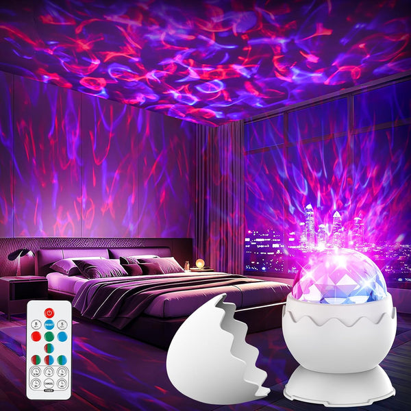 Proran Galaxy Projector for Bedroom, Nebula Galaxy Night Light Projector with Timer and