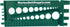 Nut, Bolt & Screw Gauge (Standard & Metric) (Coarse & Fine) Diameter, Length & Thread Pitch (Green)