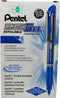 Pentel Liquid Gel Pen, Refillable, 1.0mm, Blue/Grey Barrel/Ink (BL60-C) by Pentel