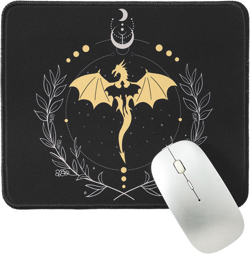Dragon Mouse Pad, Cute and Cool Square Mousepad,9.5 X 7.9 Inch Waterproof Non-Slip Rubber Mouse Pad for Home, Office,for Wireless Mouse,Gaming Mouse Pads. (dragon2) by aingvw