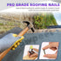 Swpeet 300Pcs 1 Inch Steel Roofing Felt Lacquered Nails, Used to Fasten Roofing Felt, Asphalt Shingles, Insulation Board