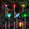 Glintoper 6 Pack Solar Garden Stake Lights Outdoor, Solar Butterfly Figurine Lights,
