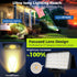 3 2 Pack Solar Spot Lights Outdoor Waterproof for Flag, Tree, House, Garden, Yard, Brightness Modes Solar Powered