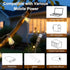 BLIATLUS 25FT 8+2 ST38 Bulbs Solar String Lights Outdoor Waterproof with Remote Control Shatterproof LED for Porch