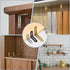 8 1.9"x0.7"x1.9", 90 uxcell Pcs Adjustable Right Angle Brackets, Slotted L-Shape Corner Bracket Degree Steel l Bracket