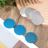 Larrel 8PCS Under Cabinet Lights Magnetic Sticky Strip, Replacement Metal Magnetic Strips with Adhesive Backing