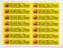 DO NOT ROLL DOWN Window Tint Stickers - 5 x 1 in. Caution Label Stickers for Automotive Window Film