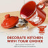 15OZ Red Meat Chopper And Red Bacon Grease Container