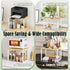 MARTY Printer Stand with Storage for Desk, Desktop Printer Stand Shelf Organzier for Home/Office Heavy Duty Printer