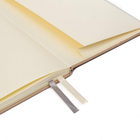 Classic A5 Dotted Grid Bullet Notebook Journal, 144 Pages, Dot Hard Cover, Premium 80gsm Acid-Free Paper, Faux Leather
