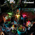 3 30 Anordsem Solar Garden Lights Outdoor: Waterproof PVC Insect Stake Light Heads - Changeable Color LED Lighting
