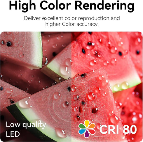 6 Pack Bulbs 60 4000K A19, 9W, E26 800 Lightbulbs Non-Dimmable, TJOY LED Light Watt Equivalent, Natural White Efficient