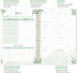 Undated Weekly Planner Notebook with Goal & Habit Tracker, A5 5.8" x 8.0" for Men or Women