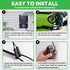 12V 2700K/3000K/3500K/4000K/5000K IP65 Low Voltage Deck Light - LED Step Light Outdoor, Adjustable, Waterproof