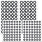 Lekgavd 4 Sheets 3D Scanner Markers Stickers, 212 Tracking Dots 3mm/6mm Reference Point