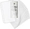 KTRIO 16PCS A6 Binder Pockets, Clear Zipper Pouch Folders, 6 Holes Cash Envelopes for Budgeting, Waterproof PVC Bags