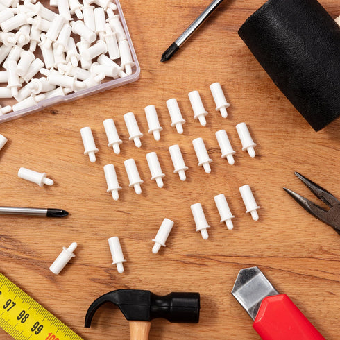 XGHSHW 120Pcs Spring Loaded Plantation Shutter Replacement Repair Pins for Blind Slats, Movable Blade, Cabinet Door
