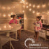20ft 20-Light Dimmable Bulbs (2 1ft Afirst Edison String Lights, Waterproof Outdoor Patio Lights with Real Glass Extra
