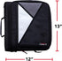 Case-it The Universal Zipper Binder - 2 Inch O-Rings - Padded Pocket for up to 13 Inch Laptop/Tablet - 400 Page Capacity