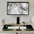 KRECDKQ 40x90cm Fox Baby Forest Night Lights Large Mouse Pad Gaming Mousepad Desk Pad for Keyboard and Mouse Mat