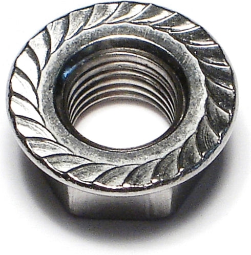 Serrated Lock Nuts, 3/8-24, Piece-5, 014973181703
