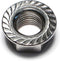 Serrated Lock Nuts, 3/8-24, Piece-5, 014973181703