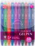 ParKoo Retractable Erasable Gel Pens, Clicker, Fine Point 0.7mm, Assorted Color Inks, 10-Pack