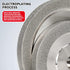 3''x 1/2''x 2/5'' Flat Diamond Grinding Wheel Grit 150 for Grinding Hard Alloy Cutter, Glass, Tiles
