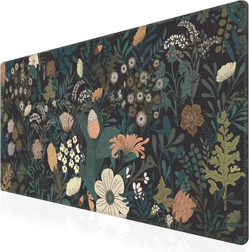 iCasso Desk Mat, XXL Large Mouse Pad for Desktop, Cute Pad With Stitched