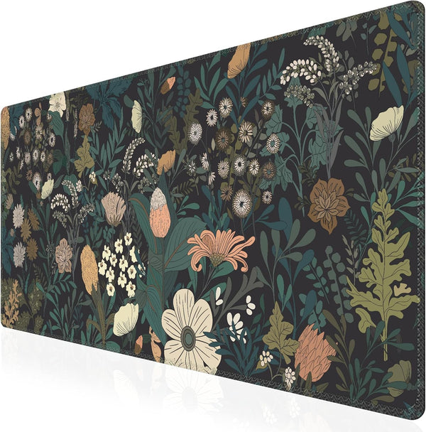 iCasso Desk Mat, XXL Large Mouse Pad for Desktop, Cute Pad With Stitched