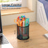 MaxGear Pen Holder, 3 Pack Pencil Holder for Desk, Premium Mesh Metal Organizer, Black, 3.7’’ Tall