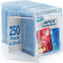 Mata1-USA Extra-Thick Plastic X-Large Vertical Card Protector, Clear, 4x6 Inch, 250 Pack