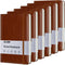 ZCZN Lined Journal Notebooks for Work, 5.5x8.3 in, 192 Pages, Hardcover Leather