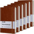 ZCZN Lined Journal Notebooks for Work, 5.5x8.3 in, 192 Pages, Hardcover Leather