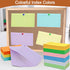Beieverluck 2000 Count 3x5, 10 Colored Index Cards Lined Note Cards, Notecards, Study Cards, Flash Cards for Studying