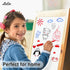 Lelix Dry Erase Markers, 42 Pack with 14 Black, 14 Blue, 14 Red Chisel Tip Markers for School and Office Supplies