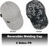 Reversible Welding Cap CAT2, Onesize Flame Resistant Cotton Welder Hat, HRC 2, Grey