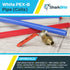 SharkBite 3/4 Inch x 25 Feet PEX-B Flexible Water Tubing, White for Plumbing