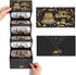 Black Gold Happy Birthday Money Envelope for Cash, DIY Money Holder with