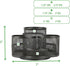 Mind Reader Desk Organizer with 7 Compartments, Supplies and Accessories Storage for Office Desk (Black)
