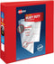 Avery Heavy-Duty View Binder, 3 Inch, 1 Red Binder, 3 Ring EZD Rings, 3.5 Inch Spine (79325)