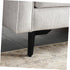 4Pcs NUOBESTY Heavy Duty Metal Furniture Legs with Anti-Slip Rubber Pads Black Airplane Style Cabinet Sofa Bench Feet