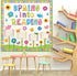 gisgfim Spring Reading Bulletin Board Decorations Set, Spring Into Reading Butterflies Flowers Cutouts