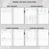 GoGirl Budget Planner - Monthly Financial Organizer Budget Book, Expense Tracker Notebook, Compact (Black)