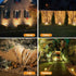 Yeturaaw 4 Pack 3000K IP65 Landscape Lighting Low Voltage, Outdoor Spotlights with Transformer, Warm White Waterproof